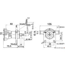 Osculati Nauco FPR0012 pump, 16.044.00