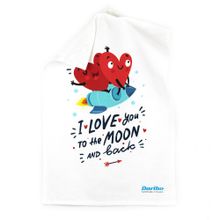 Полотенца: Полотенце кухонное Daribo I love you to the moon and back, 50x70 см DA71041