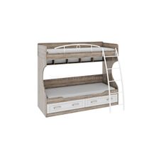 Кровать двухъярусная с металлической лестницей Прованс СМ-223.11.002