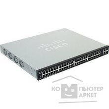 Cisco SB SF220-48P-K9-EU Коммутатор PoE SF220-48P, 48x10 100 PoE Smart Plus, 375W