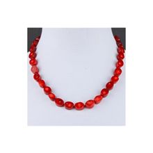 Бусики-Колечки Бусы Коралл "Кэтти" арт. П4284