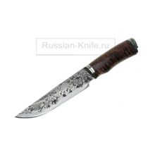 Нож Медведь (сталь 9ХС), карельская береза