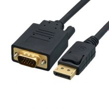 Кабель DisplayPort M - VGA M, 3.0 м, черный, Cablexpert (CCP-DPM-VGAM-10)