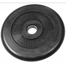 Олимпийские диски 20 кг 51 мм Barbell MB-PltB50-20
