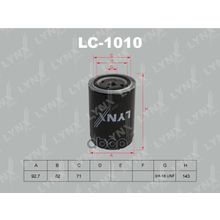Фильтр Масляный Audi A4(95-01),A6(94-05),Passat(96-00) Diesel LYNXauto арт. LC1010