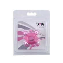 ToyFa Эрекционное кольцо c бусинками (розовый)