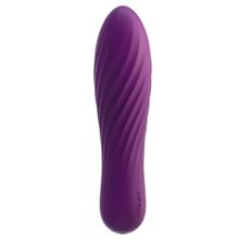 Фиолетовая вибропуля Tulip - 10,6 см. (243609)