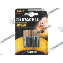 Батарейка Duracell "LR03 MN2400" 1.5В AAA (6шт. уп.) (ret) [137144]