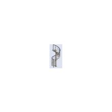 Лестница винтовая металлическая Каскад размером 3 м, цвет бежевый