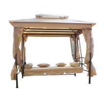 Садовые качели Kvimol KM-083 бежевые