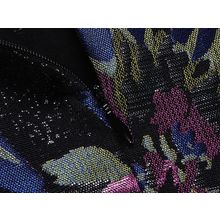 Sweet Berry лилово-черное в цветочек