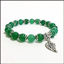 Браслет из нефрита "Нежность" (8 мм.). Авторская работа