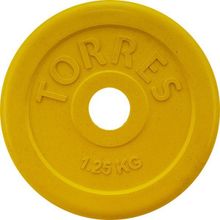 Диск обрезиненный Torres 1,25 кг d-26мм арт.PL50381