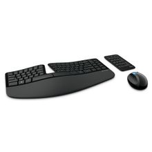 microsoft (keyboard+mouse  microsoft wireless desktop sculpt ergonomic  usb port  retail) l5v-00017