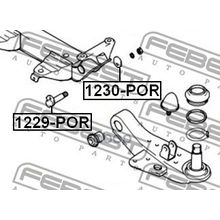 Болт С Эксцентриком Febest арт. 1229POR