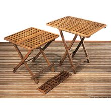 Osculati Teak foldable table 60x60 cm, 71.306.00