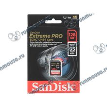 Карта памяти 128ГБ SanDisk "Extreme Pro SDSDXXG-128G-GN4IN" SecureDigital XC UHS-I Class10 [136739]