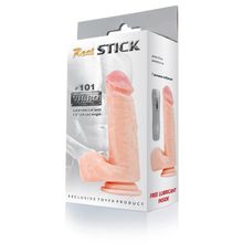 ToyFa Реалистичный вибратор с пультом RealStick #101 - 19 см.