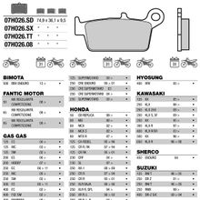 BREMBO Тормозные колодки BREMBO 07HO2608