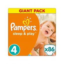 Pampers Sleep&Play 4 (7-14 кг) 86 шт.