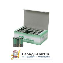 Батарейка GP Greencell 14G R14 SR2, в упак 24 шт