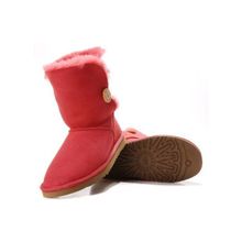  Ugg Bailey Button Tomato - Угги Красные с пуговицей