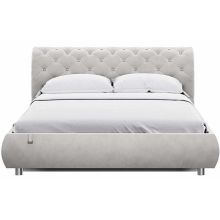 Сильва Кровать Эмили 1800 модель 309 с пуговицами Ультра смог