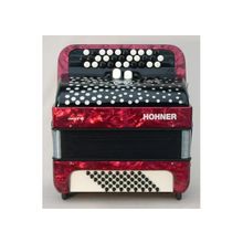 Детский кнопочный аккордеон HOHNER Nova II 48 (A1553) Red B-гриф