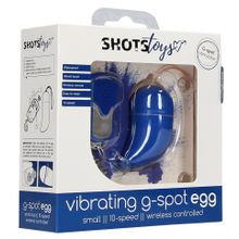 Синее виброяйцо Small Wireless Vibrating G-Spot Egg (220497)