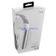 Наушники  Perfeo Dual белые