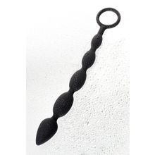 Черная анальная цепочка A-toys - 27,6 см. Черный