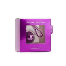 Фиолетовый вагинальный шарик Pleasure Ball Deluxe Фиолетовый