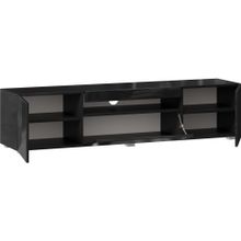 Алмаз. Любимый дом Бруклин Тумба под ТВ 1600 (Черный глянец), исполнение 3