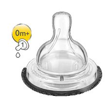 Соска Avent Classic+ медл. поток, 2 шт., 0+, арт. 82810