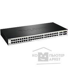 D-Link DES-1210-52 ME C1A Управляемый коммутатор 2 уровня с 48 портами 10 100Base-TX и 4 комбо-портами 1000Base-T SFP