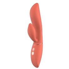 Оранжевый вибратор-кролик Carmen - 22,5 см. (236932)