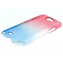 N7100 Note 2 Samsung Galaxy Задняя накладка дождь красно-синяя