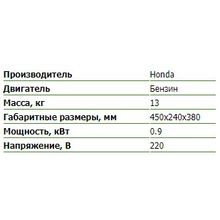 Инверторный генератор HONDA EU 10i