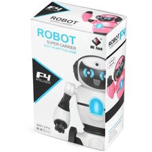 Розовый робот WL toys F4 c WiFi FPV камерой, управление через APP - WLT-F4-PINK