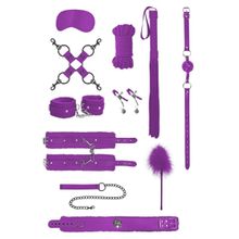 Фиолетовый игровой набор БДСМ Intermediate Bondage Kit (фиолетовый)