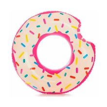 Надувной круг пончик Intex 56265NP Donut Tube 107см 9+