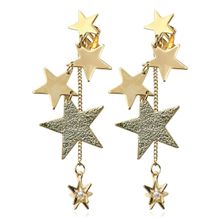 Клипсы "Звёзды" (арт. 76548-1)