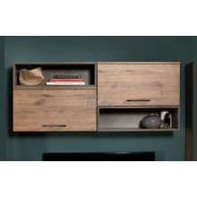 Модули SbkHome Денвер Д-9 Шкаф-полка навесной (650*270*343), Веллингтон