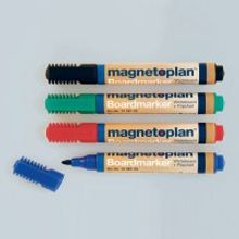 Набор маркеров Magnetoplan для досок и бумаги (Board & Flipchart Marker). 4 шт. Цвет: черный