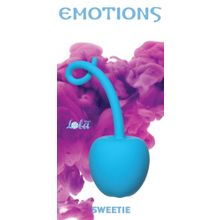 Lola toys Голубой стимулятор-вишенка со смещенным центром тяжести Emotions Sweetie