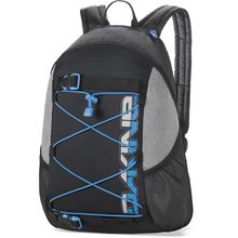 Темно-синий мужской городской стильный рюкзак Dakine Wonder 15L Tabor с серыми вставками и боковыми сетчатыми карманами