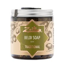 Мыло деревенское бельди №1 традиционное с оливой и эвкалиптом Zeitun Beldi Soap Olive 250мл