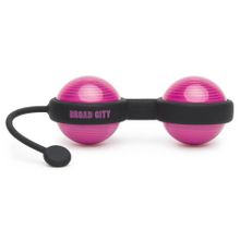 Broad City Вагинальные шарики Broad City Nature s Pocket Kegel Balls (розовый с черным)