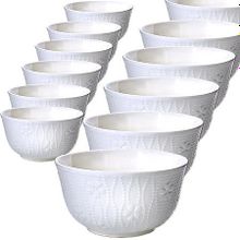 29966 Набор салатниц 12 предметов фарфор LR (х4) (29966)