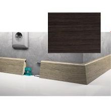 Плинтус деревянный Cezar Boa 005, 58мм L=2,20m., Дуб Конго